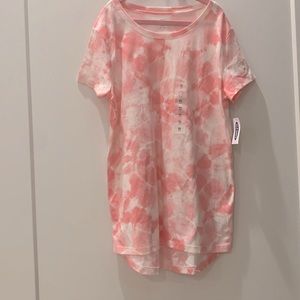 Girls pink tie-dye tee shirt size xl
